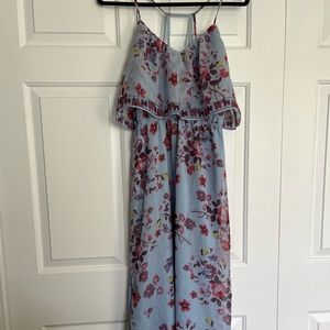 Full length floral sundress